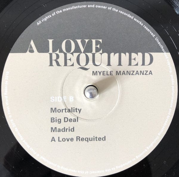 Myele Manzanza - A Love Requited (LP, Album) First Word Records