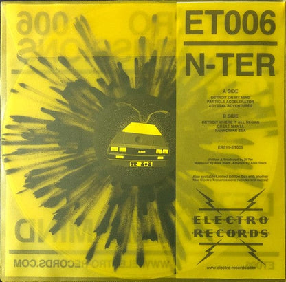N-ter - Detroit On My MInd EP (12") Electro Records (2) Vinyl