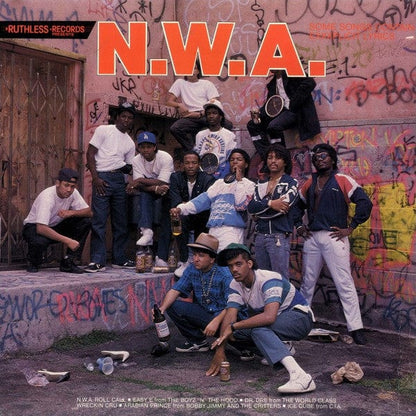 N.W.A. - Panic Zone / Dope Man / 8-Ball (12", Red) Ruthless Records