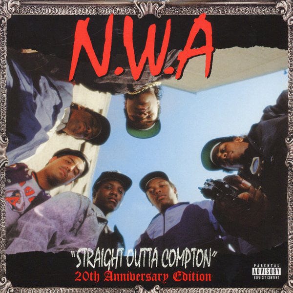 N.W.A. - Straight Outta Compton (20th Anniversary Edition) (2xLP, Album, RE, RM, 180) Ruthless Records, Priority Records