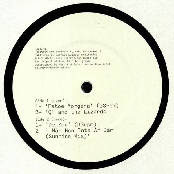 Nachtbraker - Fatoe Morgana (12") Aus Music Vinyl 4062548005424