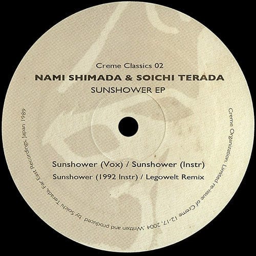 Nami Shimada & Soichi Terada - Sunshower EP (12") Crème Organization Vinyl