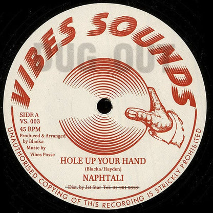 Naph-tali - Hole Up Your Hand (10") Vibes Sounds, Dug Out Vinyl