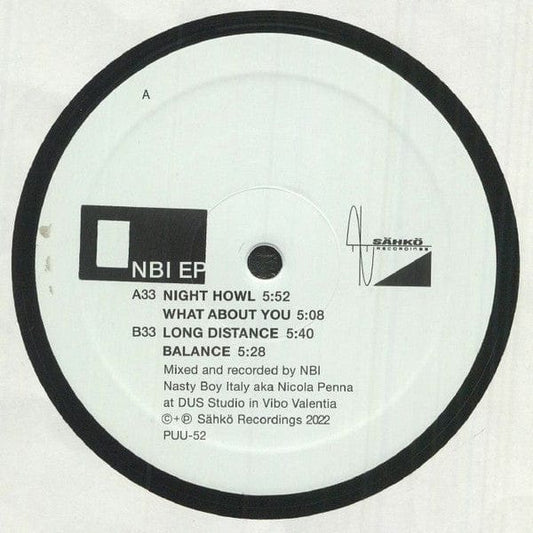 Nasty Boy (6) - NBI EP (12") Puu Vinyl