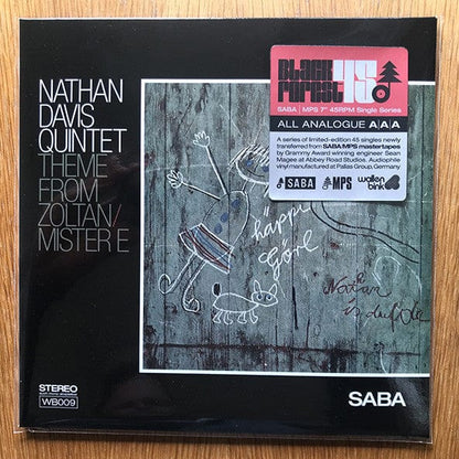 Nathan Davis Quintet - Theme From Zoltan / Mister E (7") SABA,WallenBink Vinyl