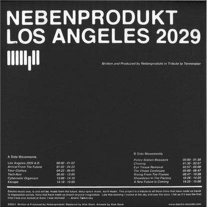 Nebenprodukt - Los Angeles 2029 (12") Electro Records (2) Vinyl