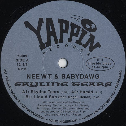 Neewt & Babydawg - Skyline Tears (12") YAPPIN Vinyl
