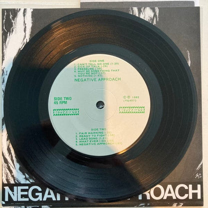 Negative Approach - Negative Approach (7") Touch And Go Vinyl 0036172110773