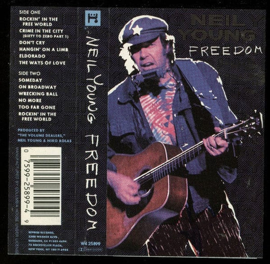 Neil Young - Freedom (Cassette) Reprise Records Cassette 075992589949