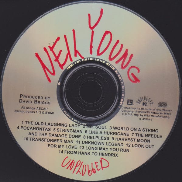 Neil Young – Unplugged (CD, Reprise Records, 1993) Image 3