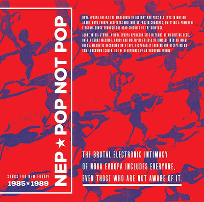 NEP - Pop Not Pop (Songs For New Europe 1985-1989) (LP) Fox & His Friends Vinyl