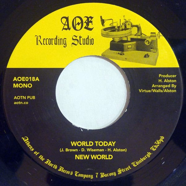New World (7) - World Today (7", Mono) AOE