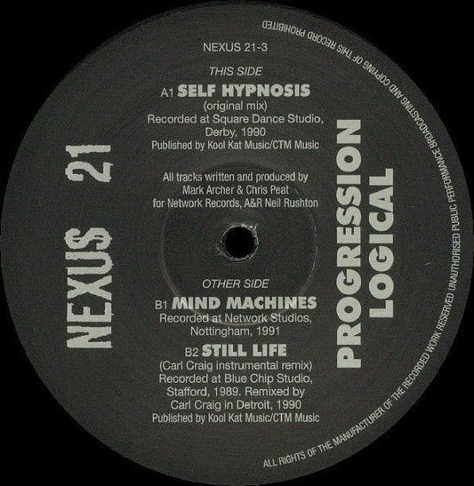 Nexus 21 - Progression Logical (12") Network Records Vinyl