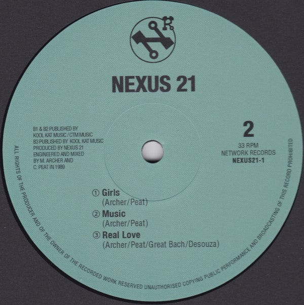 Nexus 21 - The Rhythm Of Life (2x12") Network Records Vinyl 5060731221698