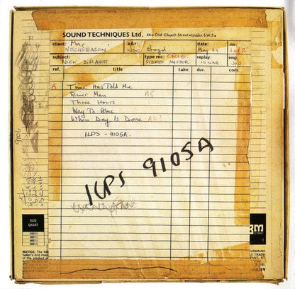Nick Drake - Five Leaves Left (CD) Island Records, Chronicles, UMe CD 042284291521