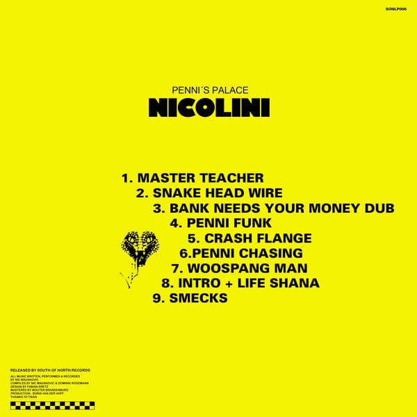 Nicolini - Penni's Palace (LP) South of North Vinyl