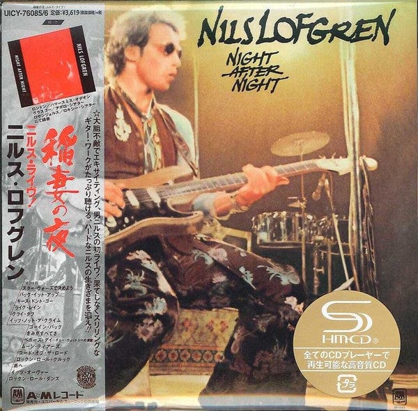 Nils Lofgren – Night After Night (2xCD, A&M Records, 2014) Front Cover