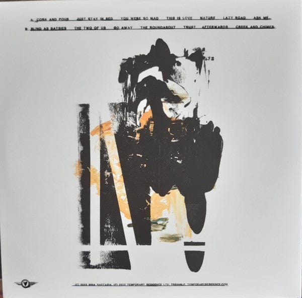Nina Nastasia – Riderless Horse (LP, Clear/Black, Temporary Residence Limited, 2022) Back Cover