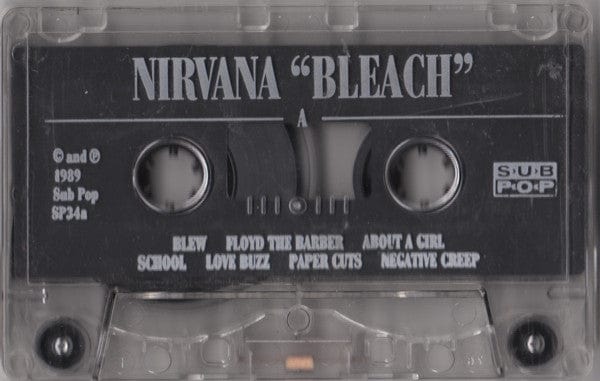 Nirvana - Bleach on Sub Pop at Further Records