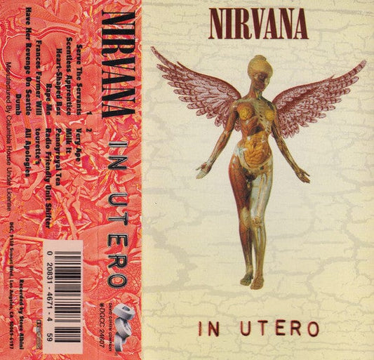 Nirvana - In Utero (Cassette) DGC, Sub Pop Cassette 0208314671459