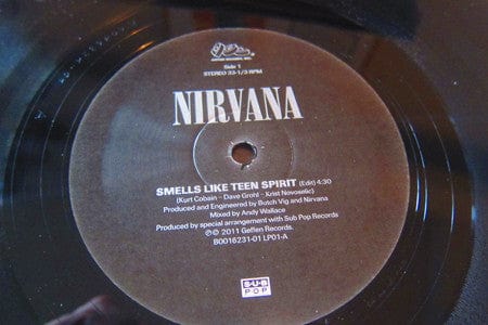 Nirvana - Smells Like Teen Spirit (10") DGC, Sub Pop, UMe