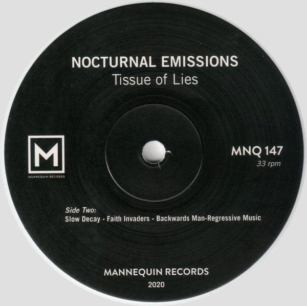 Nocturnal Emissions - Tissue Of Lies (LP) Mannequin Vinyl 769791976023