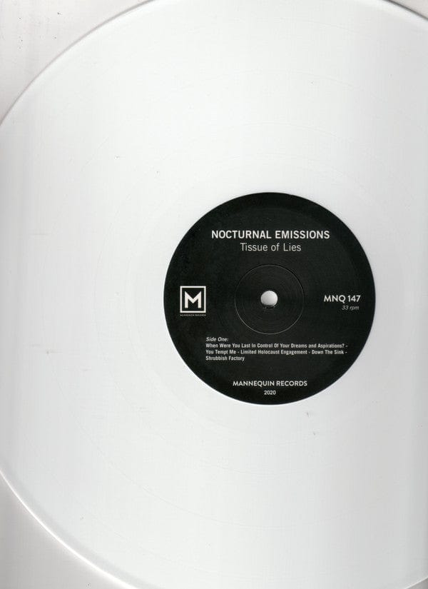 Nocturnal Emissions - Tissue Of Lies (LP) Mannequin Vinyl 769791976023