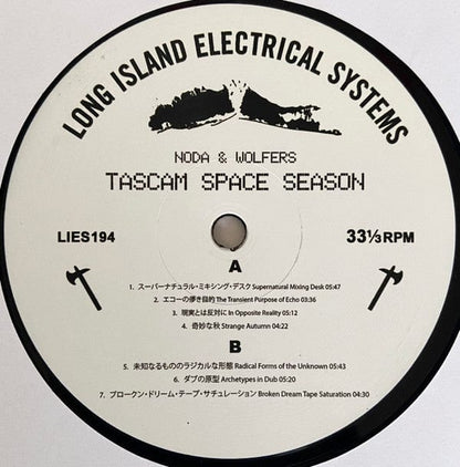 Noda* & Wolfers* - Tascam Space Season (LP) L.I.E.S. Records Vinyl