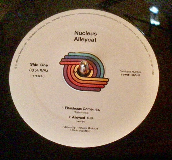 Nucleus – Alleycat (LP, Be With Records, 2022) Image 3