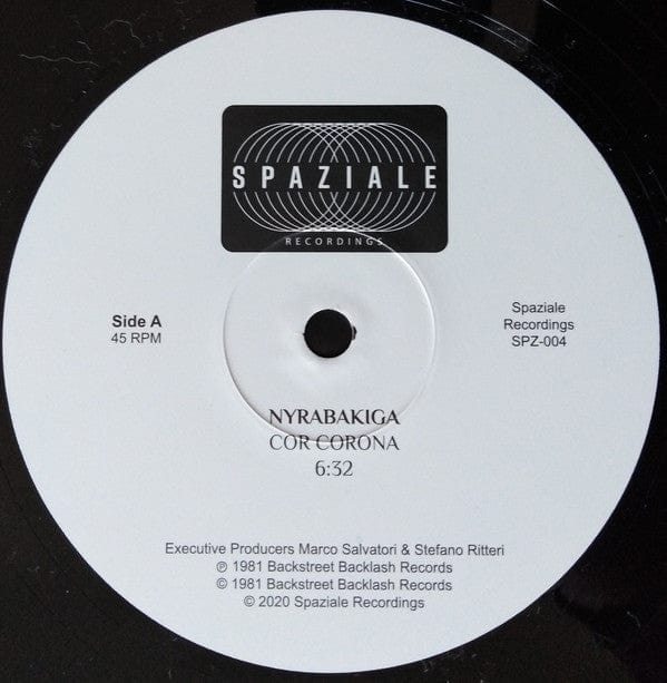 Nyra Bakiga - Cor Corona (12", Maxi, RE, RM, Unofficial) Spaziale Recordings