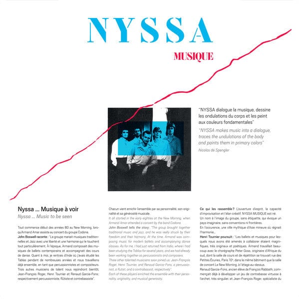 Nyssa Musique - Comme Au Moulin (LP) Ici Bientôt Vinyl