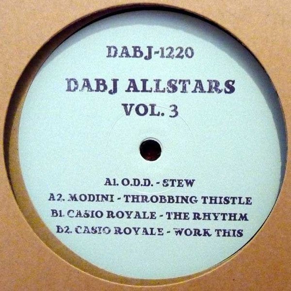 O.D.D. (2) / Modini / Casio Royale - DABJ Allstars Vol. 3 (12") Dixon Avenue Basement Jams