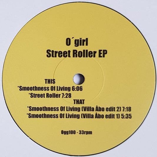 O'Girl - Street Roller EP (12") Börft Records, Börft Records Vinyl