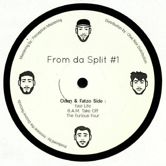 Oden & Fatzo, Kizoku, Luks - From da Split #1 - EP (12") Increase The Groove Records Vinyl