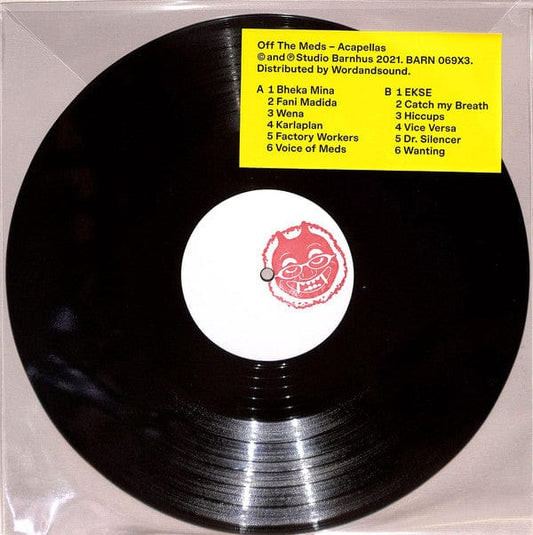 Off The Meds - Off The Meds - Acapellas (12") Studio Barnhus Vinyl