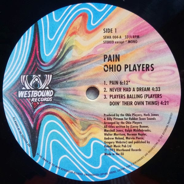Ohio Players - Pain (LP, Album, RE, Gat) Westbound Records