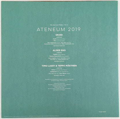 OK:KO, Alder Ego (2), Timo Lassy & Teppo Mäkynen - Ateneum 2019 (LP) We Jazz Vinyl