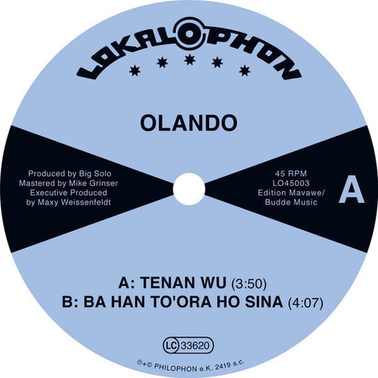 Olando (2) - Tenan Wu / Ba Han To'Ora Ho sina (7") Lokalophon Vinyl