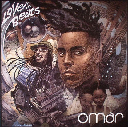 Omar - Love In Beats (LP, Album) Freestyle Records (2)