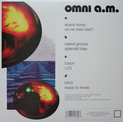 Omni A.M. – Key (2x12", Euphoria Records, 2020) Back Cover