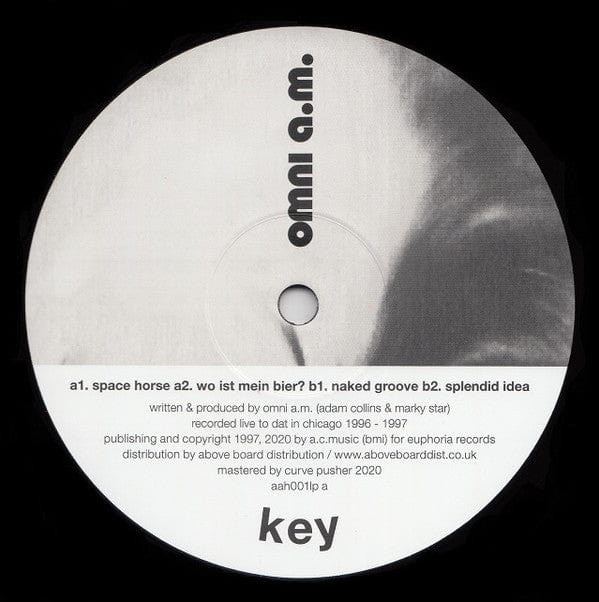 Omni A.M. – Key (2x12", Euphoria Records, 2020) Image 3