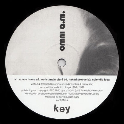 Omni A.M. – Key (2x12", Euphoria Records, 2020) Image 3