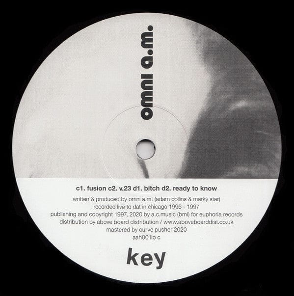 Omni A.M. – Key (2x12", Euphoria Records, 2020) Image 5