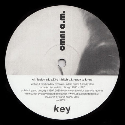 Omni A.M. – Key (2x12", Euphoria Records, 2020) Image 5