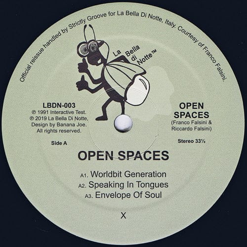 Open Spaces - Open Spaces (12") La Bella Di Notte Vinyl