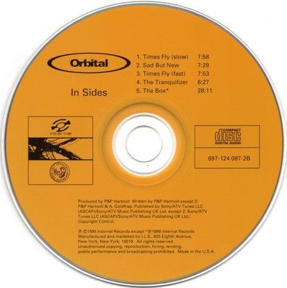 Orbital - In Sides (CD) Internal,FFRR CD 769712408725