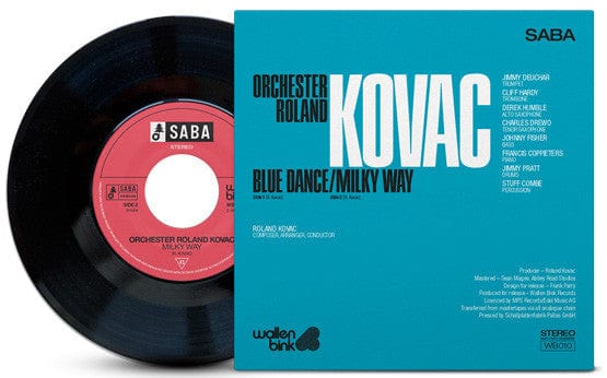 Orchester Roland Kovac - Blue Dance / Milky Way (7") SABA,WallenBink Vinyl