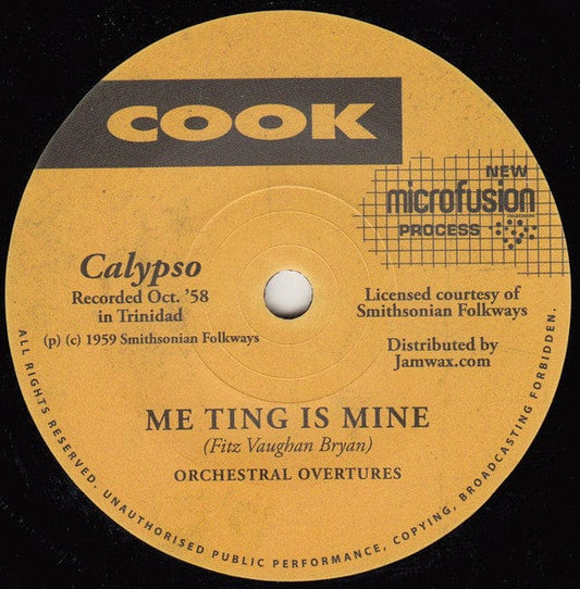 Orchestral Overtures - Me Ting Is Mine (7") Cook Vinyl