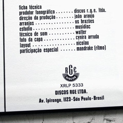 Os Brazões - Os Brazões (LP) Mr Bongo Vinyl 711969121292
