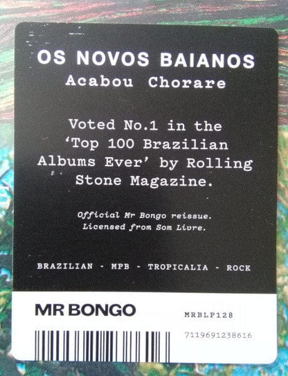 Os Novos Baianos - Acabou Chorare on Mr Bongo at Further Records